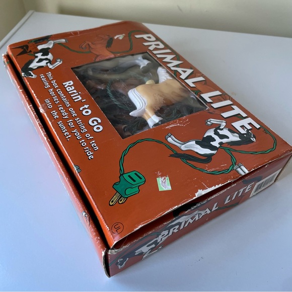 Vintage 90s 1994 Primal Lite Rarin’ to Go Horses String Lights - Picture 13 of 15